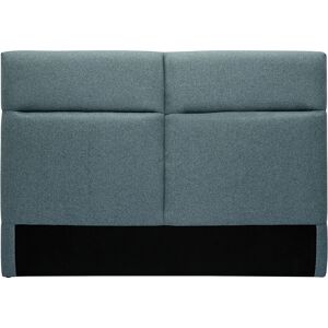 Miliboo Tete de lit a poser en tissu vert de gris L164 cm CHELSEA