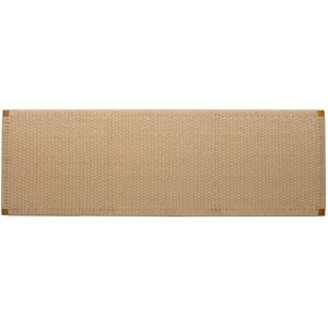 Miliboo Tete de lit a suspendre en bois teck massif et corde de papier tressee L165 cm FLAKA