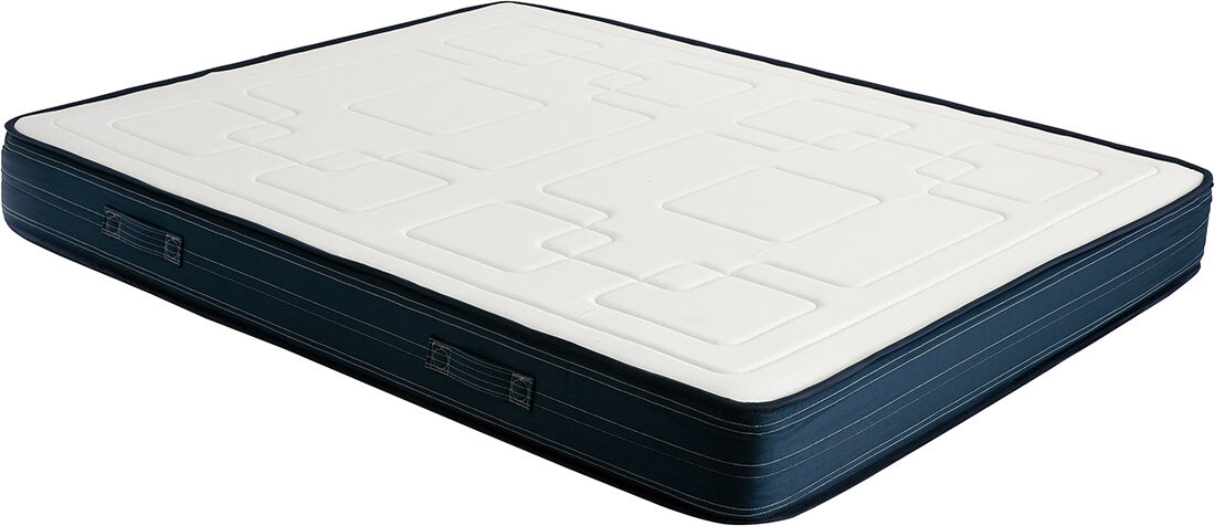 Miliboo Matelas 140x200 cm avec accueil mousse à mémoire de forme 22 cm OLIVER