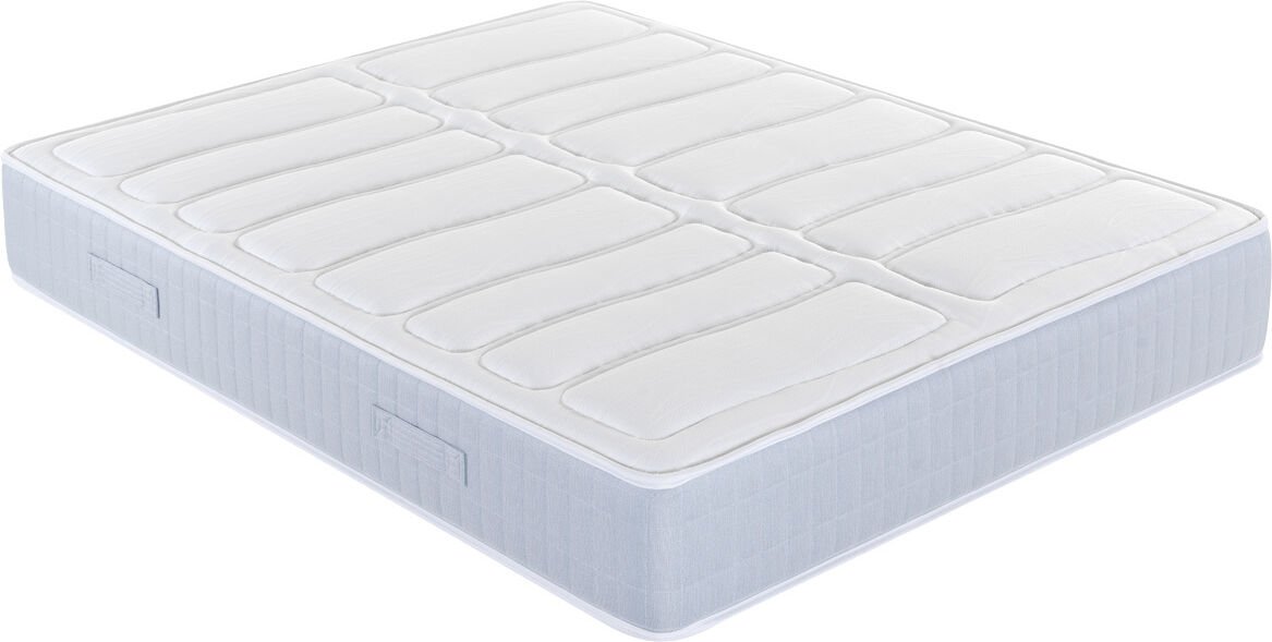 Miliboo Matelas 160x200 cm à ressorts ensachés avec accueil mousse à mémoire de forme 25 cm BEN