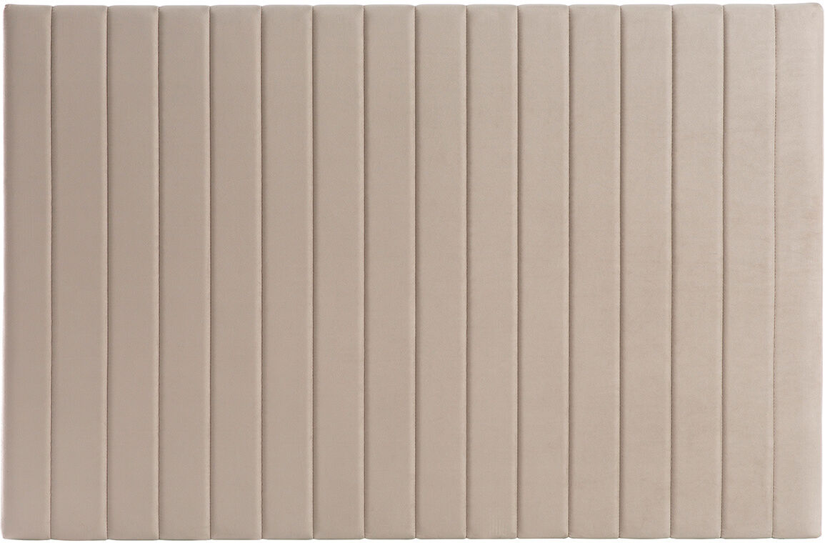 Miliboo Tête de lit en velours beige grisé L170 cm NEHA Miliboo Tête de lit en velours beige grisé L170 cm NEHA
