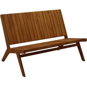 Miliboo Banc de jardin en bois massif 2 places L116 cm TIDAK