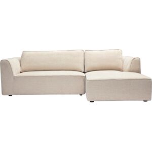 Miliboo Canapé d'angle droit design en tissu effet velours texturé beige 3 places GRAMMY - Publicité Miliboo Canapé d'angle droit design en tissu effet velours texturé beige 3 places GRAMMY - Publicité