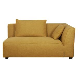 Miliboo Module d'angle droit pour canapé en tissu jaune cumin PLURIEL - Publicité