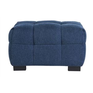 Miliboo Pouf repose-pieds design en tissu effet velours texturé bleu foncé CORTO - Publicité Miliboo Pouf repose-pieds design en tissu effet velours texturé bleu foncé CORTO - Publicité