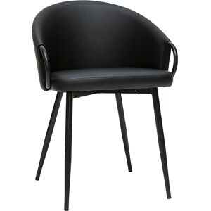 Miliboo Chaise design noire PRECIO