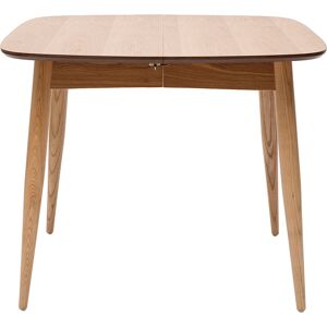 Miliboo Table a manger extensible carree en bois clair L90-130 cm NORDECO