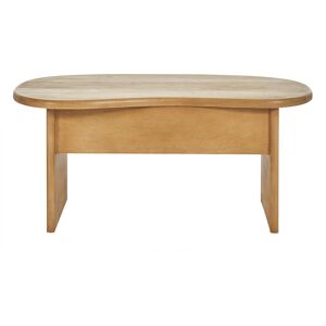 Miliboo Table basse relevable design haricot avec rangement en bois manguier massif L95 cm KOKOA