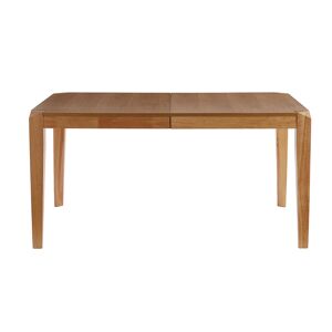 Miliboo Table extensible rallonges integrees rectangulaire en bois clair L150 180 cm BOLLY