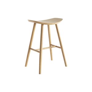 Miliboo Tabouret de bar design bois clair H65 cm DEMORY