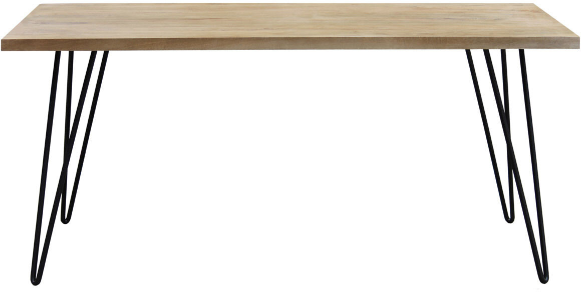 Miliboo Table à manger en bois manguier massif L160 cm VIBES