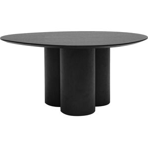 Miliboo Table basse design bois noir L78 cm HOLLEN