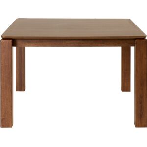 Miliboo Table à manger carrée bois foncé noyer L120 cm RAYA - Publicité Miliboo Table à manger carrée bois foncé noyer L120 cm RAYA - Publicité