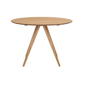 Miliboo Table à manger ronde design en bois clair frêne D106 cm WALFORD - Publicité Miliboo Table à manger ronde design en bois clair frêne D106 cm WALFORD - Publicité