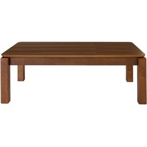 Miliboo Table basse rectangulaire en bois foncé noyer L120 cm RAYA - Publicité Miliboo Table basse rectangulaire en bois foncé noyer L120 cm RAYA - Publicité
