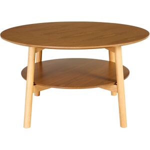 Miliboo Table basse ronde en bois clair D80 cm MALVA - Publicité Miliboo Table basse ronde en bois clair D80 cm MALVA - Publicité