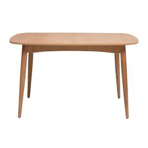Miliboo Table extensible rallonges intégrées rectangulaire en bois clair chêne L130-160 cm HELMA - Publicité Miliboo Table extensible rallonges intégrées rectangulaire en bois clair chêne L130-160 cm HELMA - Publicité