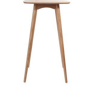 Miliboo Table haute carrée frêne scandinave L60 cm BALTIK - Publicité Miliboo Table haute carrée frêne scandinave L60 cm BALTIK - Publicité