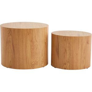 Miliboo Tables basses gigognes ovales scandinaves bois clair finition chêne (lot de 2) WOODY - Publicité Miliboo Tables basses gigognes ovales scandinaves bois clair finition chêne (lot de 2) WOODY - Publicité