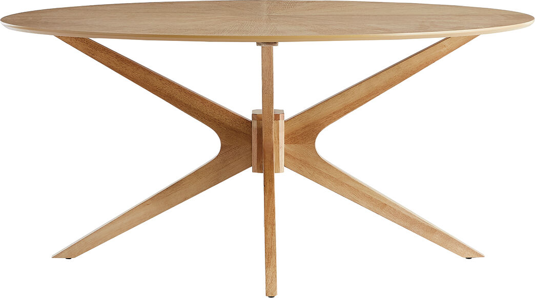 Miliboo Table à manger design ovale chêne L160 cm DIELLI