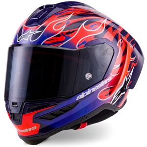 Casque intégral Alpinestars SUPERTECH R10 FLYTE - JORGE MARTIN PURPLE RED GLS - Publicité Casque intégral Alpinestars SUPERTECH R10 FLYTE - JORGE MARTIN PURPLE RED GLS - Publicité