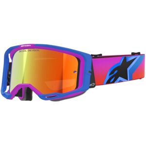 Masque cross Alpinestars VISION 8 CORP IRIDIUM 2026 Blue Purple - Publicité Masque cross Alpinestars VISION 8 CORP IRIDIUM 2026 Blue Purple - Publicité