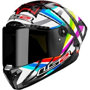 Casque intégral LS2 FF805 THUNDER CARBON - FLASH White - Publicité Casque intégral LS2 FF805 THUNDER CARBON - FLASH White - Publicité