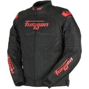 Blouson Moto Furygan ATOM VENTED EVO Noir/Rouge - Publicité Blouson Moto Furygan ATOM VENTED EVO Noir/Rouge - Publicité