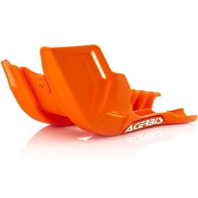 Plaque de protection moteur Acerbis Husqvarna KTM 85 TC SX 2018-2019 Orange - Publicité Plaque de protection moteur Acerbis Husqvarna KTM 85 TC SX 2018-2019 Orange - Publicité