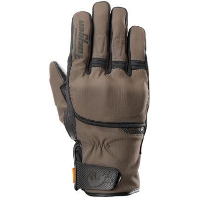 Gants moto Furygan Jet All Season D3O Evo - Marron - Publicité Gants moto Furygan Jet All Season D3O Evo - Marron - Publicité