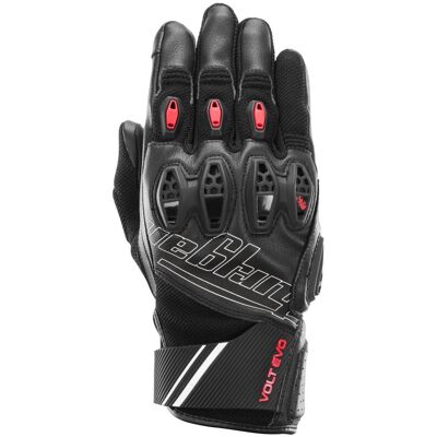 Gants Furygan VOLT EVO Noir/Blanc/Rouge - Publicité Gants Furygan VOLT EVO Noir/Blanc/Rouge - Publicité