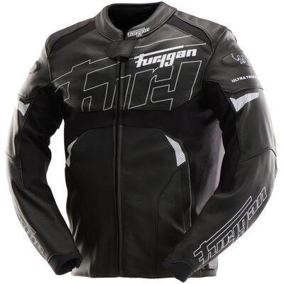 Blouson Moto Furygan HELIX Noir/Blanc - Publicité Blouson Moto Furygan HELIX Noir/Blanc - Publicité