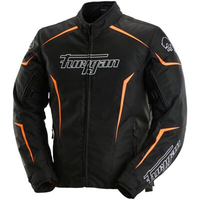 Blouson Moto Furygan YORI Noir/Blanc/Orange - Publicité Blouson Moto Furygan YORI Noir/Blanc/Orange - Publicité