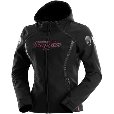 Blouson Moto Furygan SKYE LADY Noir/Rose - Publicité Blouson Moto Furygan SKYE LADY Noir/Rose - Publicité