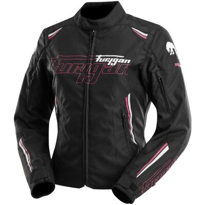 Blouson Moto Furygan AGATA Noir/Blanc/Rose - Publicité Blouson Moto Furygan AGATA Noir/Blanc/Rose - Publicité