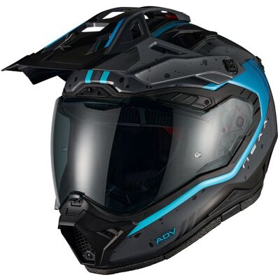 Casque intégral Nexx X.RALLY - YUMA Grey Blue - Publicité Casque intégral Nexx X.RALLY - YUMA Grey Blue - Publicité