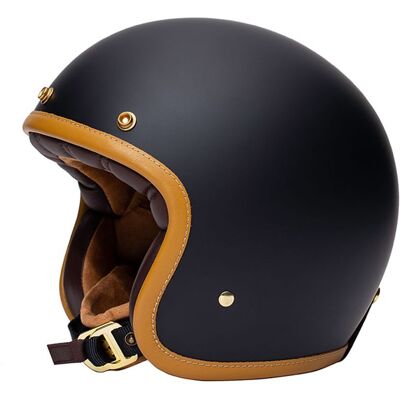 Casque jet MARKO THE CLASSIC Noir mat - Publicité Casque jet MARKO THE CLASSIC Noir mat - Publicité