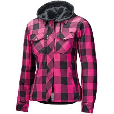 Surchemise Moto Held LUMBERJACK II FEMME Noir/Rose - Publicité Surchemise Moto Held LUMBERJACK II FEMME Noir/Rose - Publicité