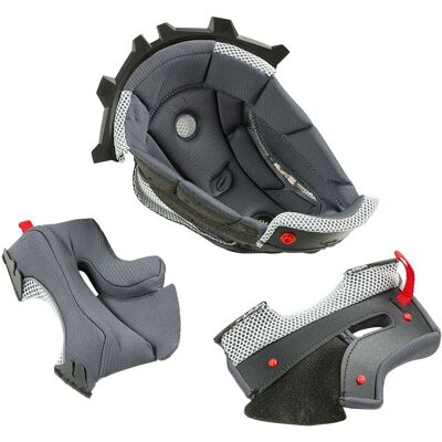 Mousse de joues et Coiffe TT O'Neal 3SRS 2026 Black/gray - Publicité Mousse de joues et Coiffe TT O'Neal 3SRS 2026 Black/gray - Publicité