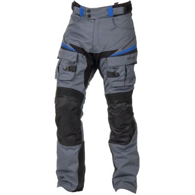 Pantalon Moto DXR EMISFER PANT Grey/Black/Blue - Publicité Pantalon Moto DXR EMISFER PANT Grey/Black/Blue - Publicité