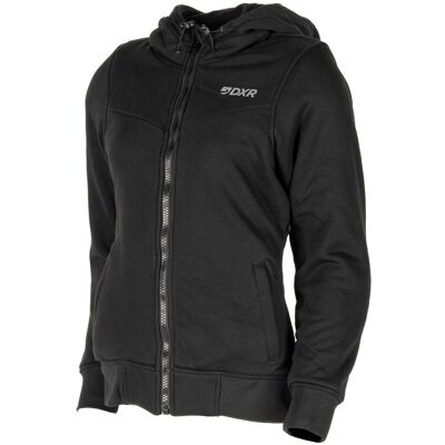 Sweat moto DXR FLEEZ LADY Black - Publicité Sweat moto DXR FLEEZ LADY Black - Publicité