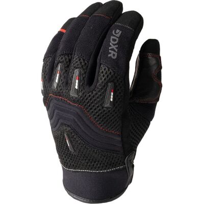 Gants DXR BRAPP EVO Black/White/Red - Publicité Gants DXR BRAPP EVO Black/White/Red - Publicité
