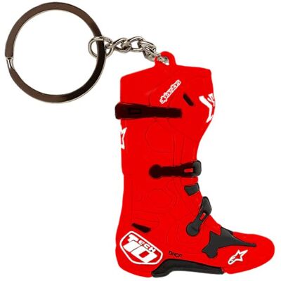 Porte-clé Alpinestars NEW TECH 10 BOOT Red - Publicité Porte-clé Alpinestars NEW TECH 10 BOOT Red - Publicité