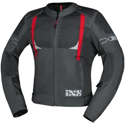Blouson Moto IXS TRIGONIS-AIR Gris foncé/Gris/Rouge - Publicité Blouson Moto IXS TRIGONIS-AIR Gris foncé/Gris/Rouge - Publicité
