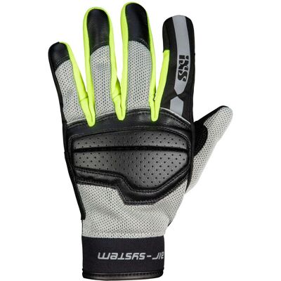 Gants de moto pour femmes Ixs Evo-Air - Noir gris jaune - Gants de moto - Publicité Gants de moto pour femmes Ixs Evo-Air - Noir gris jaune - Gants de moto - Publicité