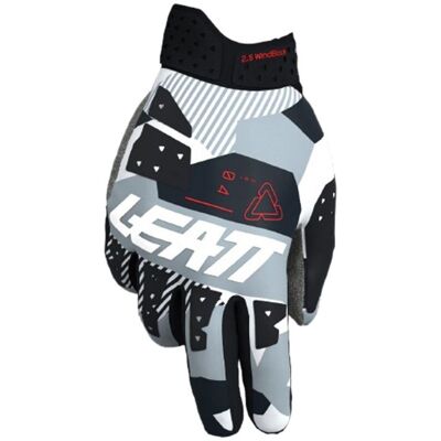 Gants cross Leatt 2.5 X-FLOW 2024 Grey/Black/White - Publicité Gants cross Leatt 2.5 X-FLOW 2024 Grey/Black/White - Publicité