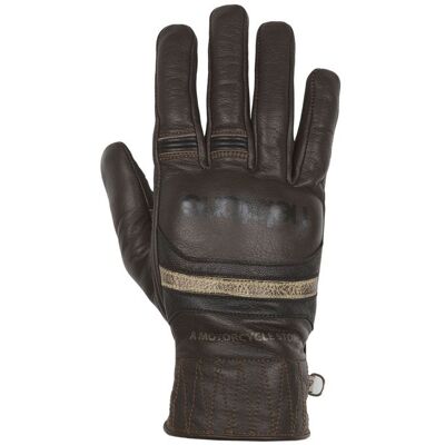 Gants Helstons BORA HIVER CUIR Marron - Publicité Gants Helstons BORA HIVER CUIR Marron - Publicité