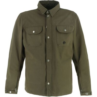 Surchemise Moto Helstons DETROIT Kaki - Publicité Surchemise Moto Helstons DETROIT Kaki - Publicité