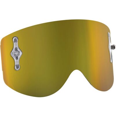 Lentille de remplacement Scott Recoil Xi Works Chrome Jaune - Publicité Lentille de remplacement Scott Recoil Xi Works Chrome Jaune - Publicité