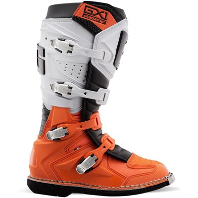 Bottes cross Gaerne GX1 ORANGE/WHITE 2025 Orange/White - Publicité Bottes cross Gaerne GX1 ORANGE/WHITE 2025 Orange/White - Publicité